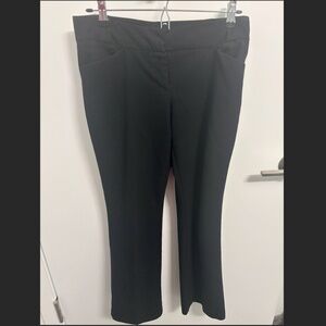 Black low rise slacks